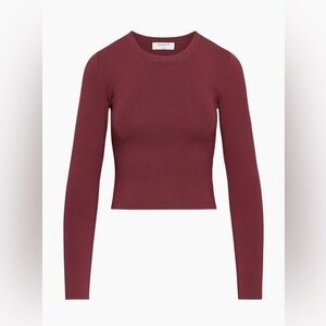 Aritzia Babaton Sculpt Knit Crew Longsleeve NWOT